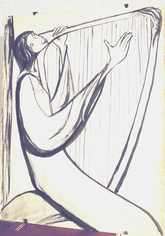 Musik "Harfenspielerin"