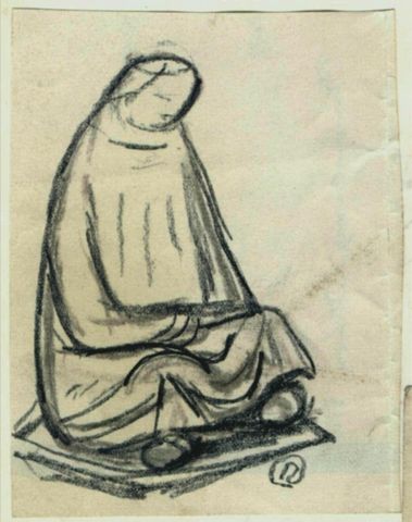 Hockender "Meditation" Hockender "Meditation"