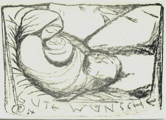 Krippenszene (Grußkarte) Krippenszene (Grußkarte)