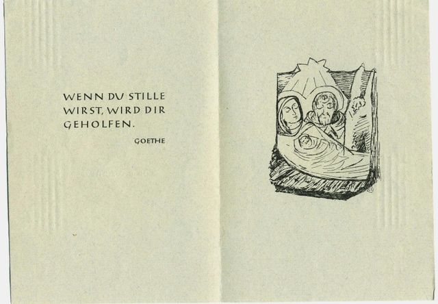 Heilige Familie (Grußkarte)