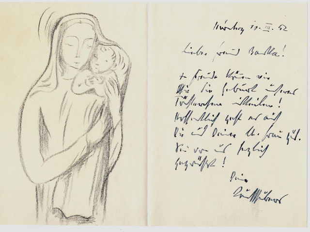 Mutter mit Kind (Geburtsanzeige) Mutter mit Kind (Geburtsanzeige)