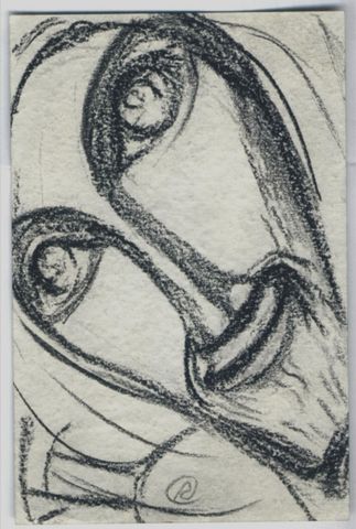 Skizze zum Kreuzweg (15. Station) Skizze zum Kreuzweg (15. Station)