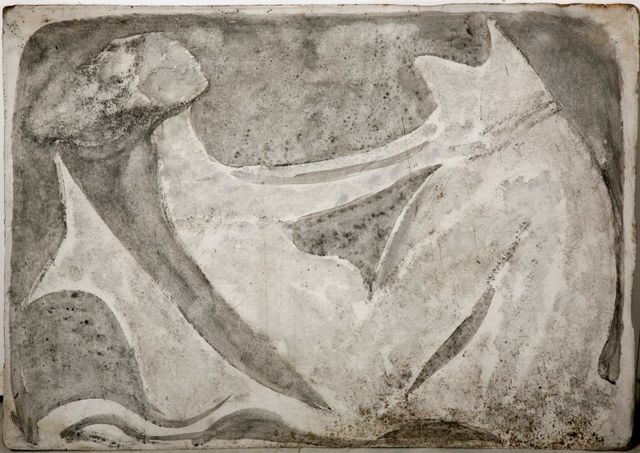 Nixe auf Fisch reitend