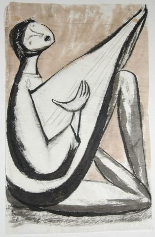 Musik  "Sänger mit Laute""