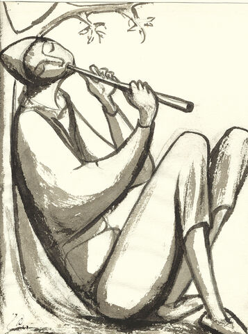 Musik "Flötenspieler"