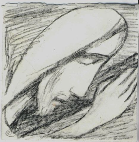 Skizze zum Kreuzweg (02. Station) Skizze zum Kreuzweg (02. Station)