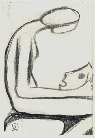 Frau mit sprechender Maske Frau mit sprechender Maske