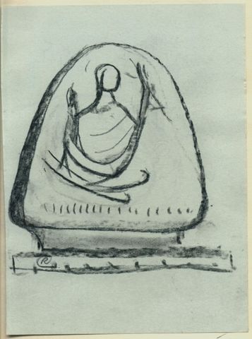 Grabstein,  Entwürfe  (5 Blätter)