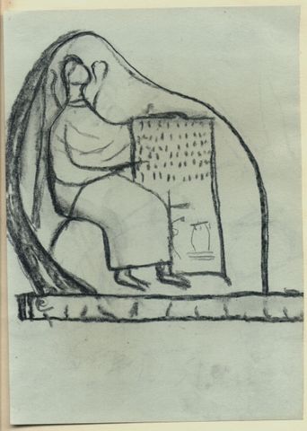 Grabstein,  Entwürfe  (5 Blätter)