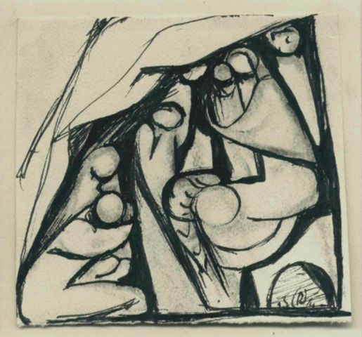 Krippenszene  "Unter der Zeltplane"