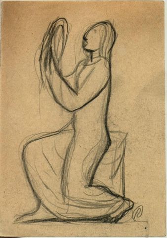 Frau mit Spiegel Frau mit Spiegel