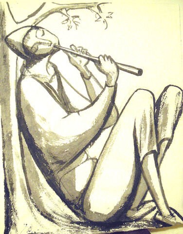 Musik "Flötenspieler"