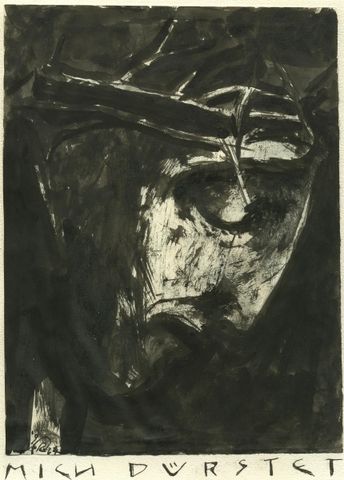 Christuskopf  "Mich dürstet"