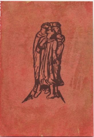 Hirten auf dem Feld  (Grußkarte)