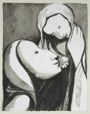 Mutter und Kind  "Glückliche Mutter"