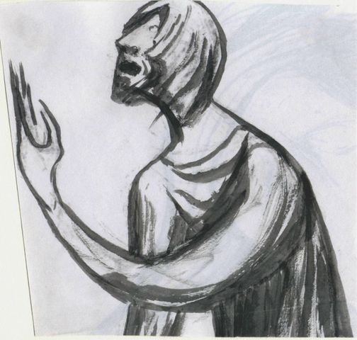 Johannes der Täufer, predigend