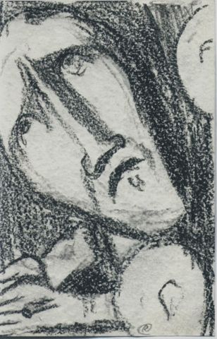 Skizze zum Kreuzweg (11. Station) Skizze zum Kreuzweg (11. Station)