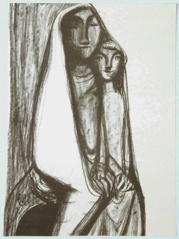 Madonna mit Kind "Spanische Madonna" Madonna mit Kind "Spanische Madonna"