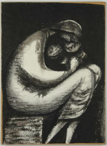 Mutter mit zwei Kindern Mutter mit zwei Kindern