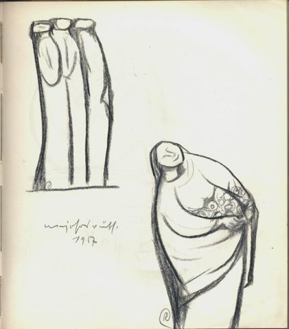 Skizzen verschiedene (2 Blätter) Skizzen verschiedene (2 Blätter)